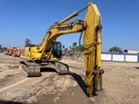 Back of used Excavator for Sale,Back of used Komatsu Excavator for Sale,Used Komatsu Excavator in yard for Sale